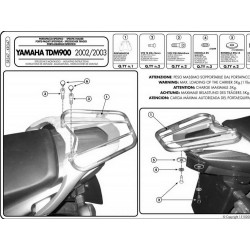 PORTAPACCO YAMAHA TDM900 02/03