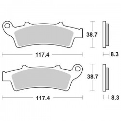 PASTIGLIE FRENO SBS 159 HF...