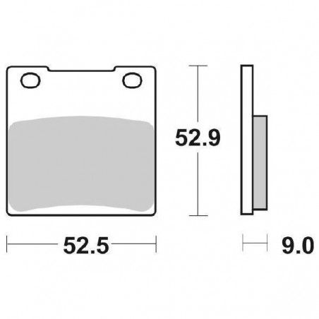 PASTIGLIE FRENO SBS 556 HF (ORGANICA) SUZUKI GS550 ANT