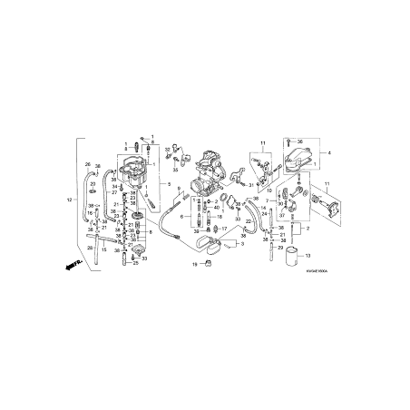 HONDA COPERCHIO CARBURATORE