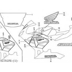 HONDA DECALCOMANIA A...
