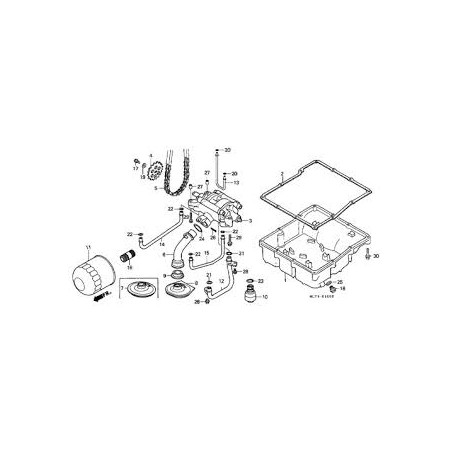 HONDA 11315ML7306   GUARNIZIONE COPPA OLIOVFR750F 1990 (L) AUSTRALIAVFR750F 1990 (L) AUSTRIAVFR750F 1990 (L) CANADAVFR750F 1990