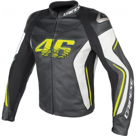 1533758 VAL 012 GIACCA VR46 D2 LEATHER JACKET TAGLIA 52