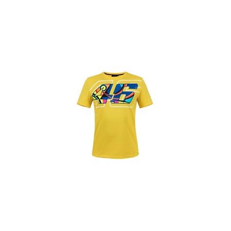 T-ShirtVR46 T-Shirt Uomo Valentino Rossi 46  TG.T-SHIRT MAN YELLOW L