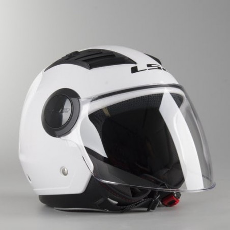 CASCO OPEN FACE - OF562 MONOLS2 OF562 AIRFLOW GLOSS WHITE LONG SCod. 305625002S