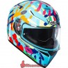 AGV CASCO 210301A0EY 014 006K-3 SV AGV E2205 TOP PLK TAGLIA MS  ROSSI MISANO 2014